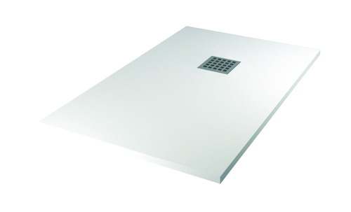 Receveur de douche résine de synthèse Mina blanc 70x120